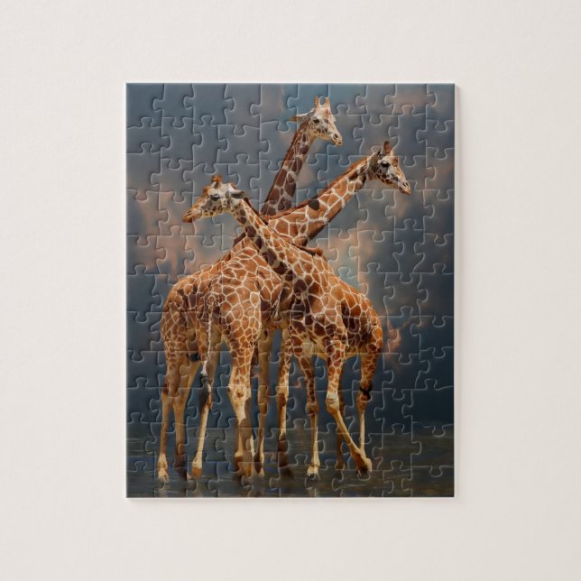 301B GIRAFFIC FANTASY JIGSAW PUZZLE (Vertical)