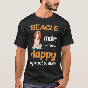 302 Beagle Make Me Happy T-Shirt