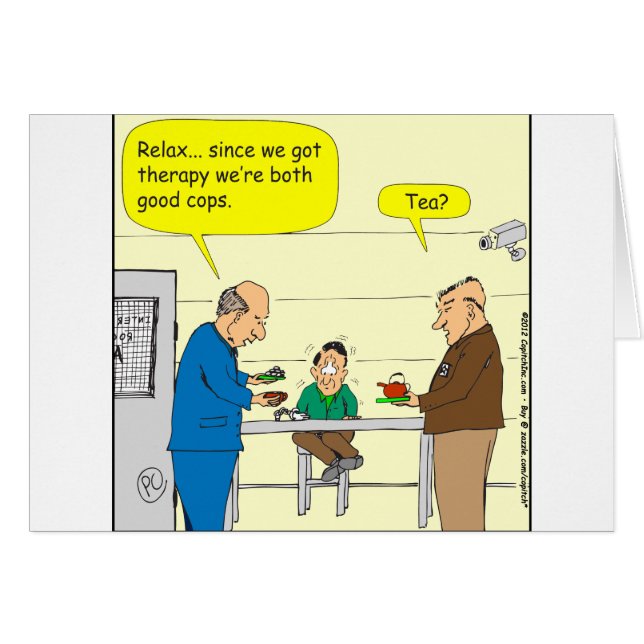 302 good cops Cartoon (Front Horizontal)