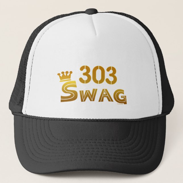 303 Colorado Swag Trucker Hat (Front)