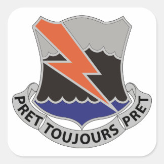 304th Signal Battalion Square Sticker