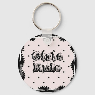 3058_full, Girls Rule Key Ring