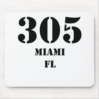305 Miami FL Mouse Pad