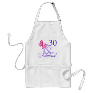 30 And Fabulous Birthday Standard Apron