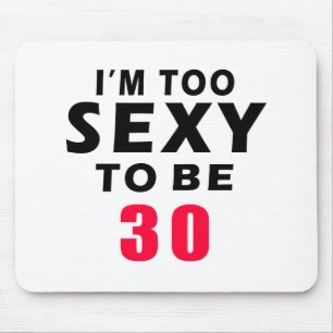 30 birthday designs mouse pad