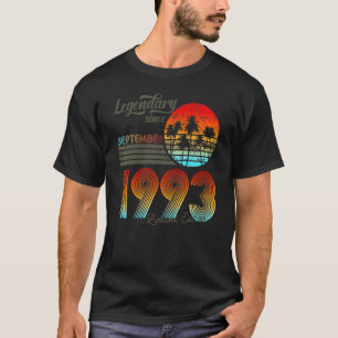 30 Birthday Legendary Since September 1993 T-Shirt