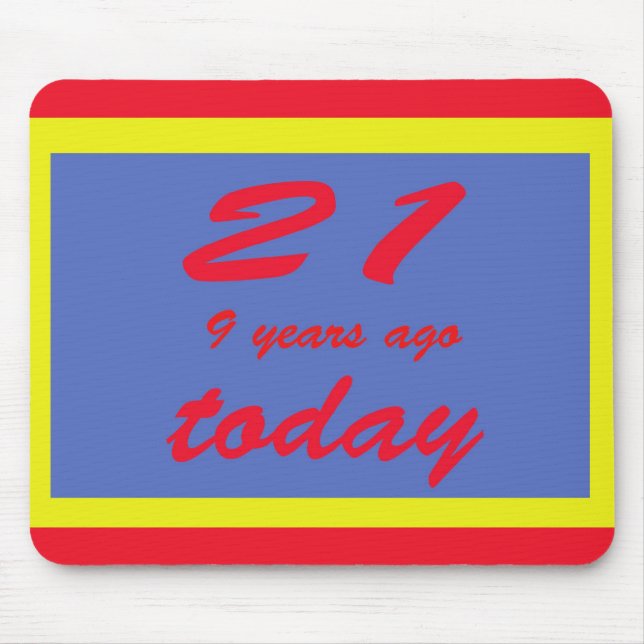 30 birthday mouse pad (Front)