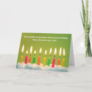 30 Candles 30th Birthday Card