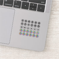 30 Custom Logo Tiny Clear Stickers