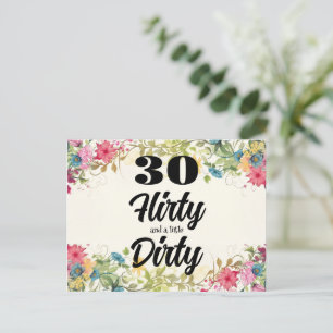 30 Flirty Postcard