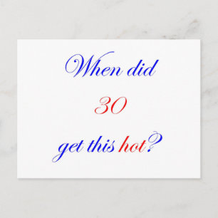 30  Hot Postcard