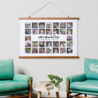 30 Photo Collage Montage and Text - Can Edit White