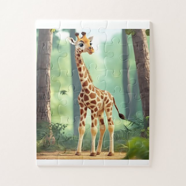 30 Piece Kids Giraffe Puzzle (Vertical)