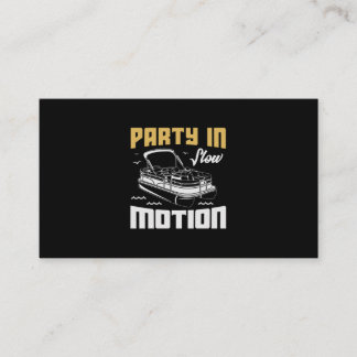 30.Pontoon boat Gifts for a Boat Fan Business Card