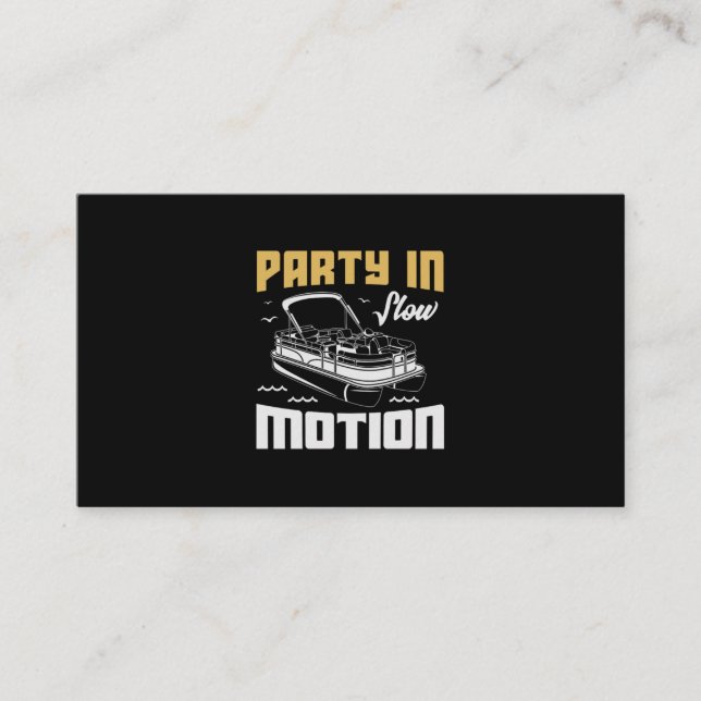 30.Pontoon boat Gifts for a Boat Fan Business Card (Front)