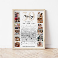 30 Reasons We Love You Birthday Keepsake Gift