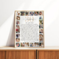 30 Reasons We Love You Birthday Photo Collage