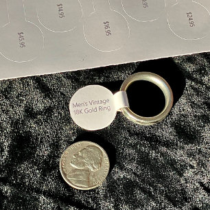 30 Small Jewellery Barbell Price Tag