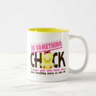 30-Something Chick 3 Two-Tone Coffee Mug