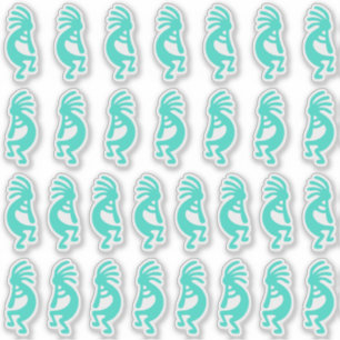 30 Southwest Turquoise Kokopelli Shapes