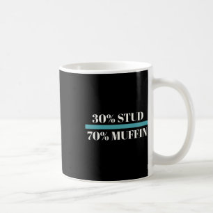 30% Stud 70% Muffin Funny Father's Day Valentines Coffee Mug