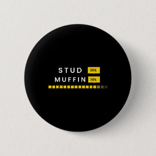 30 Stud 70 Muffin Saying Father's Day Men Women Ki 6 Cm Round Badge