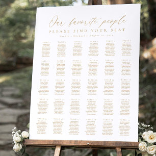 30 Tables Our Favorite People Seating Chart
