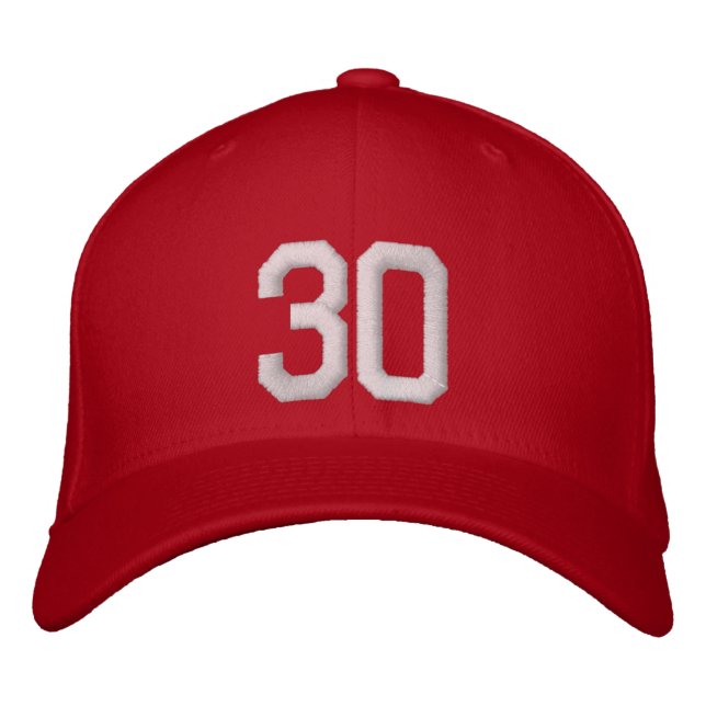 30 Thirty Embroidered Hat (Front)