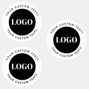 30 Waterproof Business Logo Water bottle Sticker