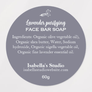 30 Waterproof Lavender Handmade Soap