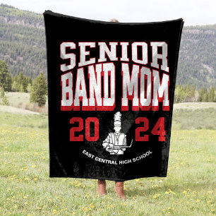 30"x40" School Band Senior Mum Stadium Fleece Blanket