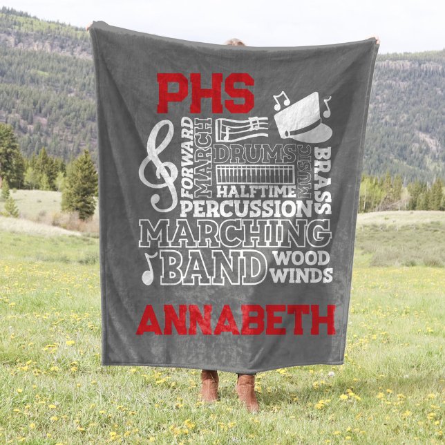 30"x40" School Band Stadium Fleece Blanket (Creator Uploaded)