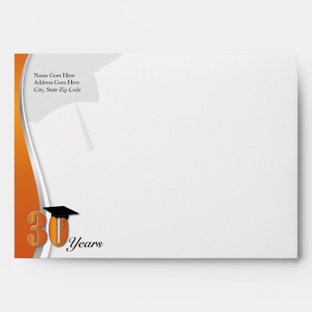30 Year Class Reunion Envelope (Front)