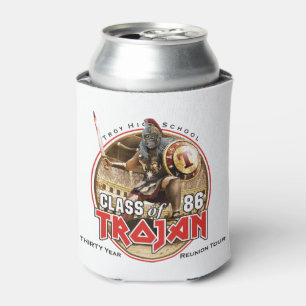30 Year Eddie on White (or Light) Accessories Can Cooler