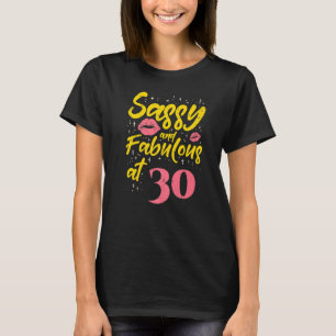 30 Year Old 30 & Fabulous Since 1992 30th Birthday T-Shirt