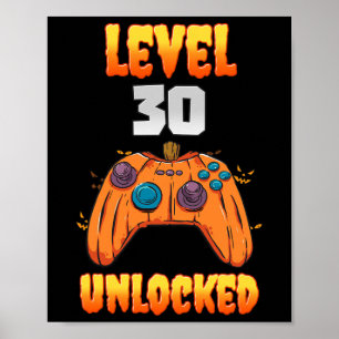 30 Year Old 30th Birthday Level 30 Unlocked Video  Poster