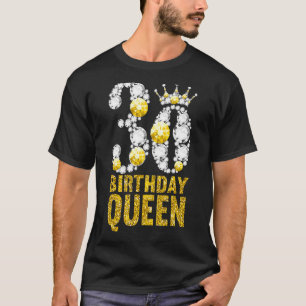 30 Year Old 30th Birthday Queen Girl diamond crow T-Shirt