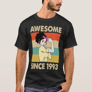 30 Year Old Awesome Since 1993 30th Birthday T-Shirt