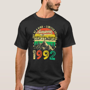 30 Year Old  Awesome Since September 1992 30th Bir T-Shirt