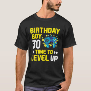 30 Year Old Birthday Boys Video Games 30Th Birthda T-Shirt