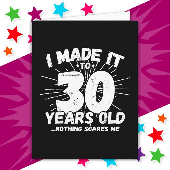 30 Year Old Sarcastic Meme Funny 30th Birthday Card (Creator Uploaded)