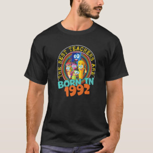 30 Year Old Teacher Born in 1992 30th Birthday Tea T-Shirt