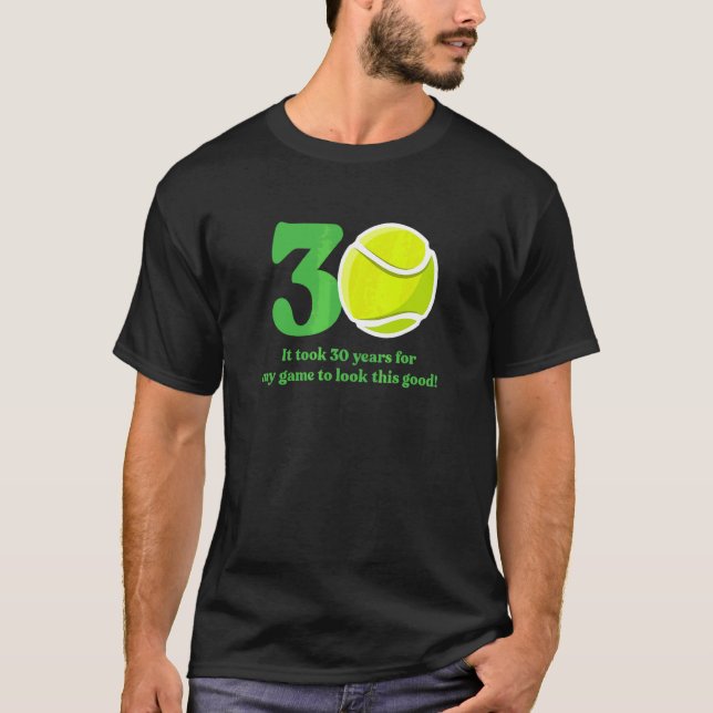 30 Year Old Tennis Player 1992 30th Birthday T-Shirt (Front)