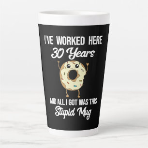 30 Year Work Anniversary Appreciation Gift Two-Ton Latte Mug