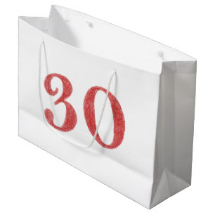 30 years anniversary large gift bag