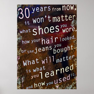 30 Years From Now Poster