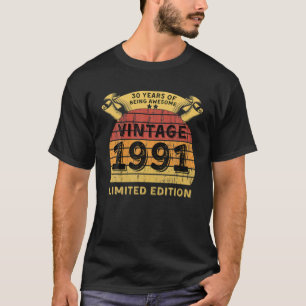 30 Years Of Being Awesome Limited Edition 30Th Bir T-Shirt