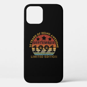 30 Years Of Being Awesome September 1991 iPhone 12 Case