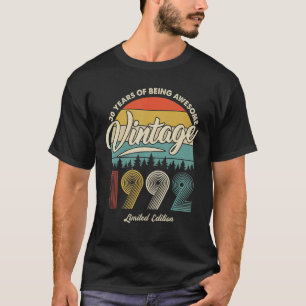 30 Years Of Being Awesome Vintage 1992 30 Years Ol T-Shirt
