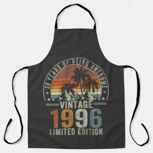 30 Years Of Being Awesome Vintage 1996 Apron